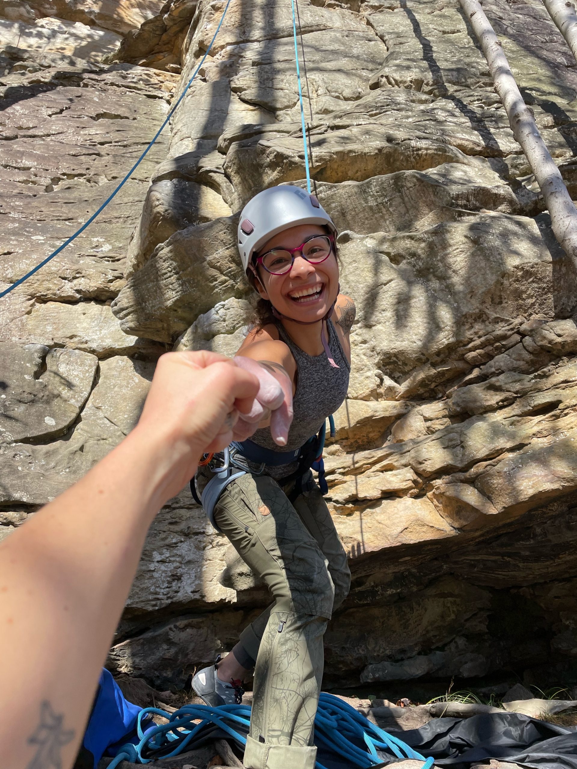 Bouldering and top rope climbing - climb smarter, not harder