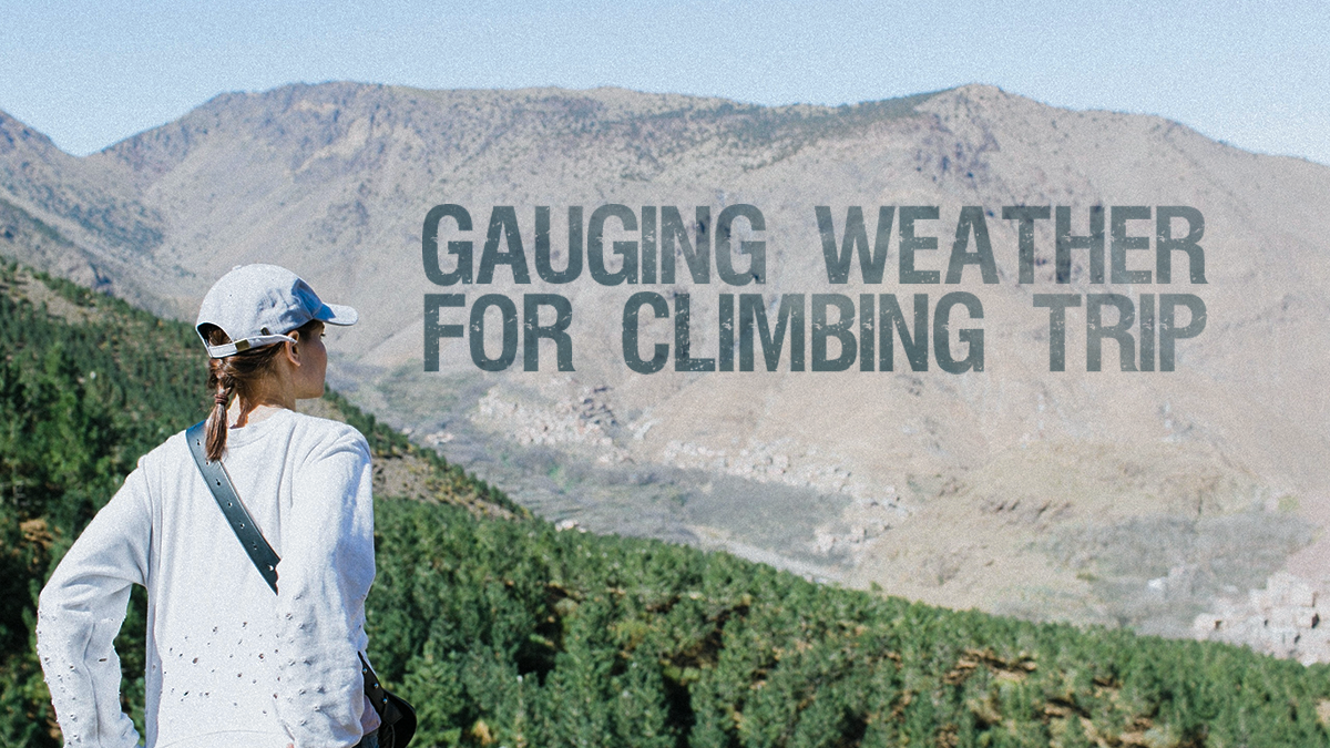gauging weather for climbing trip
