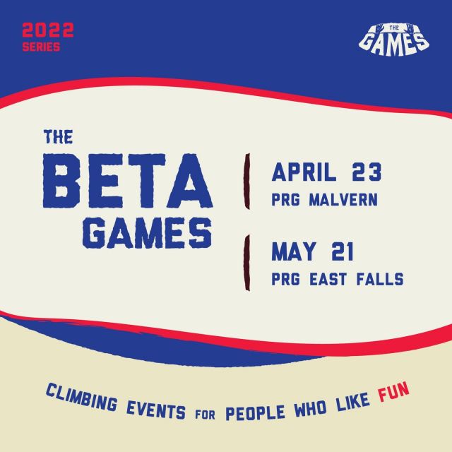 There's still time to register for THE GAMES
The Beta Games are fast approaching! This event allows climbers 2.5 hours to practice climbs then each climber will have 150 seconds to execute their problems during the scoring round.

Get your pass today! Check the link in our bio!
.
.
.
#game #climb #climbingcomp